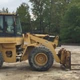 Cat Loader at sawmill