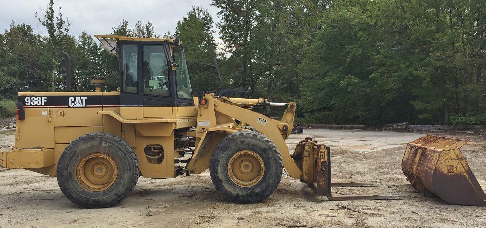 Cat Loader at sawmill